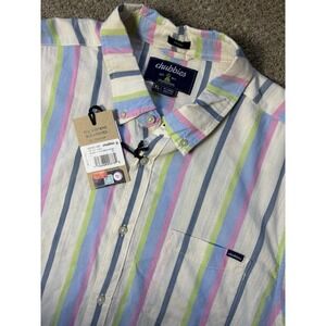 New Chubbies Mens XL Shirt Friday The Soft Serve Resort Weave Short Sleeve